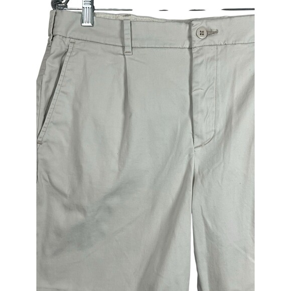 Abercrombie & Fitch Men’s Chino Shorts‎ 36 Pleated Cuffed Preppy Hamptons Resort - Picture 4 of 11
